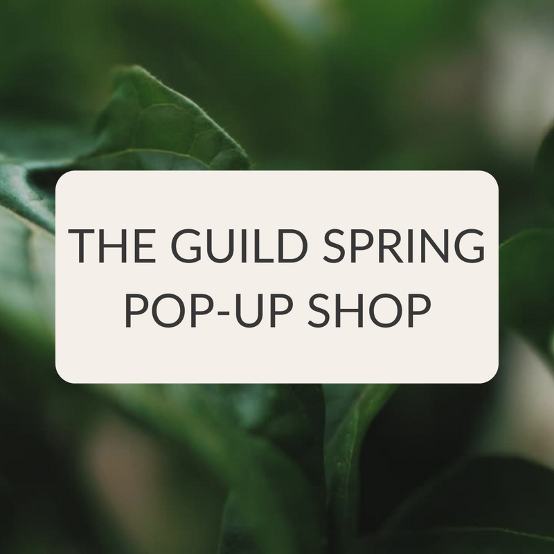 mother's day shopping at the Guild Studio's pop up shop!