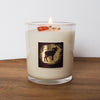 lit luxury aries zodiac crystal infused soy affirmation ritual candle