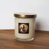 luxury capricorn zodiac crystal infused intention candle