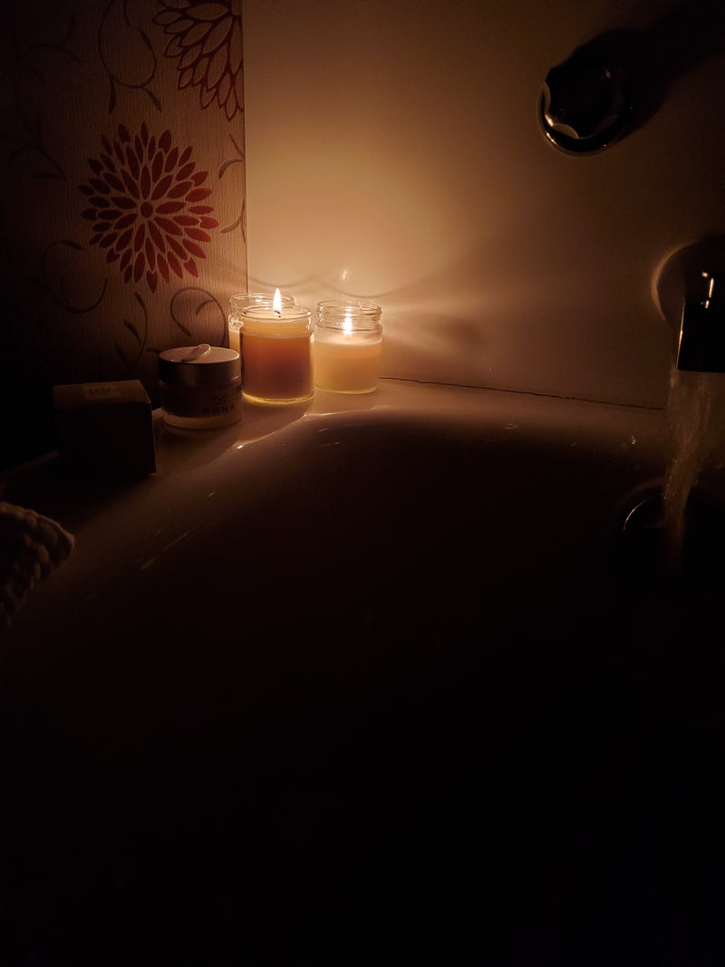 Candlelit bath