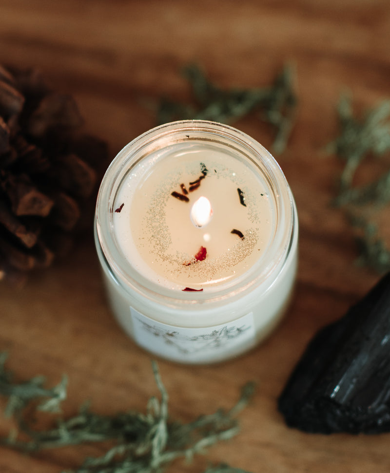 earth element soy intention candle