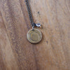 back of bronze air element layering talisman necklace