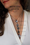 necklace length guide for alauna whelan element sign necklaces