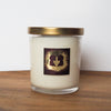luxury gemini zodiac crystal infused intention candle