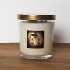 luxury libra zodiac crystal infused intention candle