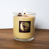lit luxury scorpio zodiac crystal infused intention candle