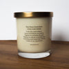 soy crystal infused new moon intention candle incantation