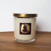 luxury virgo zodiac crystal infused intention candle